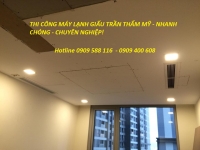 Thi công lắp đặt máy lạnh giấu trần kiểu sang trọng giá rẻ