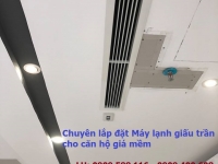 Đơn vị chuyên thi công máy lạnh giấu trần nối ống gió - máy lạnh giấu trần Daikin cho căn hộ giá rẻ