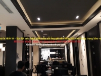 Thiết kế - lắp đặt máy lạnh giấu trần Daikin công suất 4 ngựa - 36000BTU cho nhà hàng khu vực quận 4