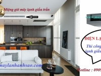 Phân phối lắp đặt Máy lạnh giấu trần Daikin nối ống gió cho căn hộ giá rẻ