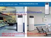 Điện lạnh Ánh Sao phân phối + lắp đặt máy lạnh tủ đứng Daikin inverter giá cực rẻ